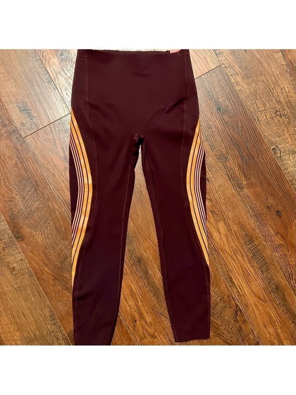 SPANX Contour orange stripe leggings. NWT Size S - Picture 3 of 10